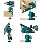 Новинка! Тиски шарнирно - поворотные KRAFTOOL Precision 75 мм, закрепление детали сложной формы под любым углом 32711-75