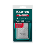 Новинка! Пластина алмазная заточная двухсторонняя на подставке KRAFTOOL DIAMOND DOUBLE Р400 / 1000 90 х 180 мм, для ручной заточки бытовых инструментов, ножей, садового инвентаря, работы с плиткой 35711-400-1000