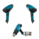 Новинка! Строительный фен Термопистолет сетевой Makita HG 6031VK 1,8 кВт, 9 настроек и плавная регулировка температуры 50 – 600°, 2 скорости настройки воздушного потока 250/500 л/мин, в кейсе HG6031VK