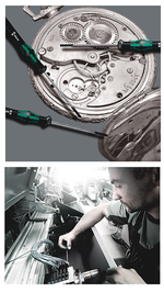 Новинка! Набор 6 предметов WERA Kraftform Micro ОТВЕРТКИ прецизионные + подставка PH 00 x 60 / 0 x 60, SL 0.30 x 1.8 для электроники, точных работ WE-118150