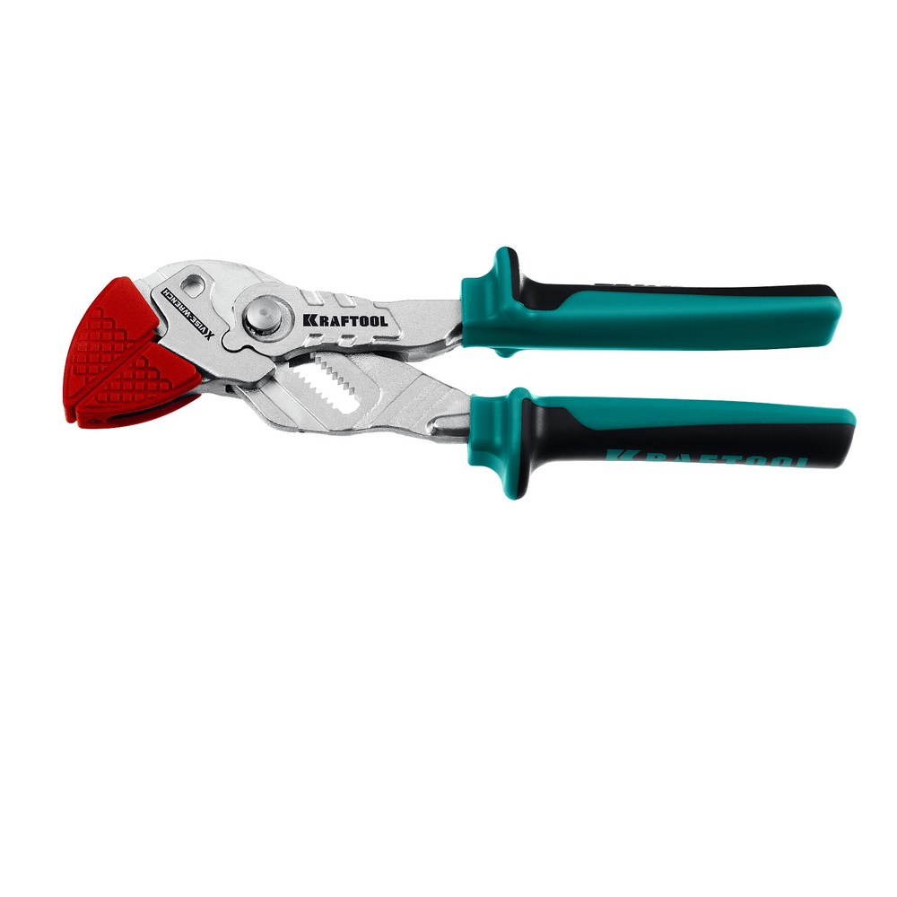 Новинка! Клещи переставные - гаечный ключ KRAFTOOL Vise-wrench 180 мм, 2-х компонентные рукоятки, быстрая настройка нажатием кнопки, принцип трещетки 22066