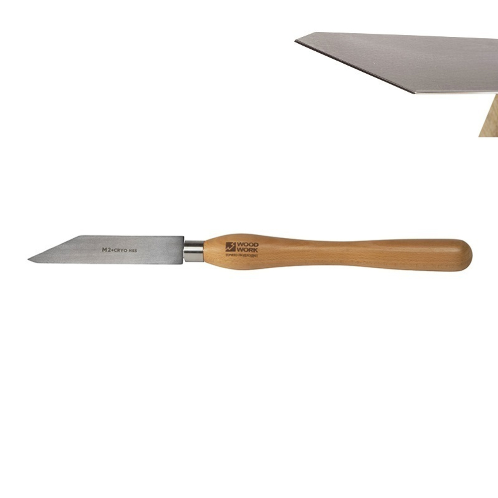 Токарный отрезной резец 2 мм HSS M2 Woodwork PWT-010