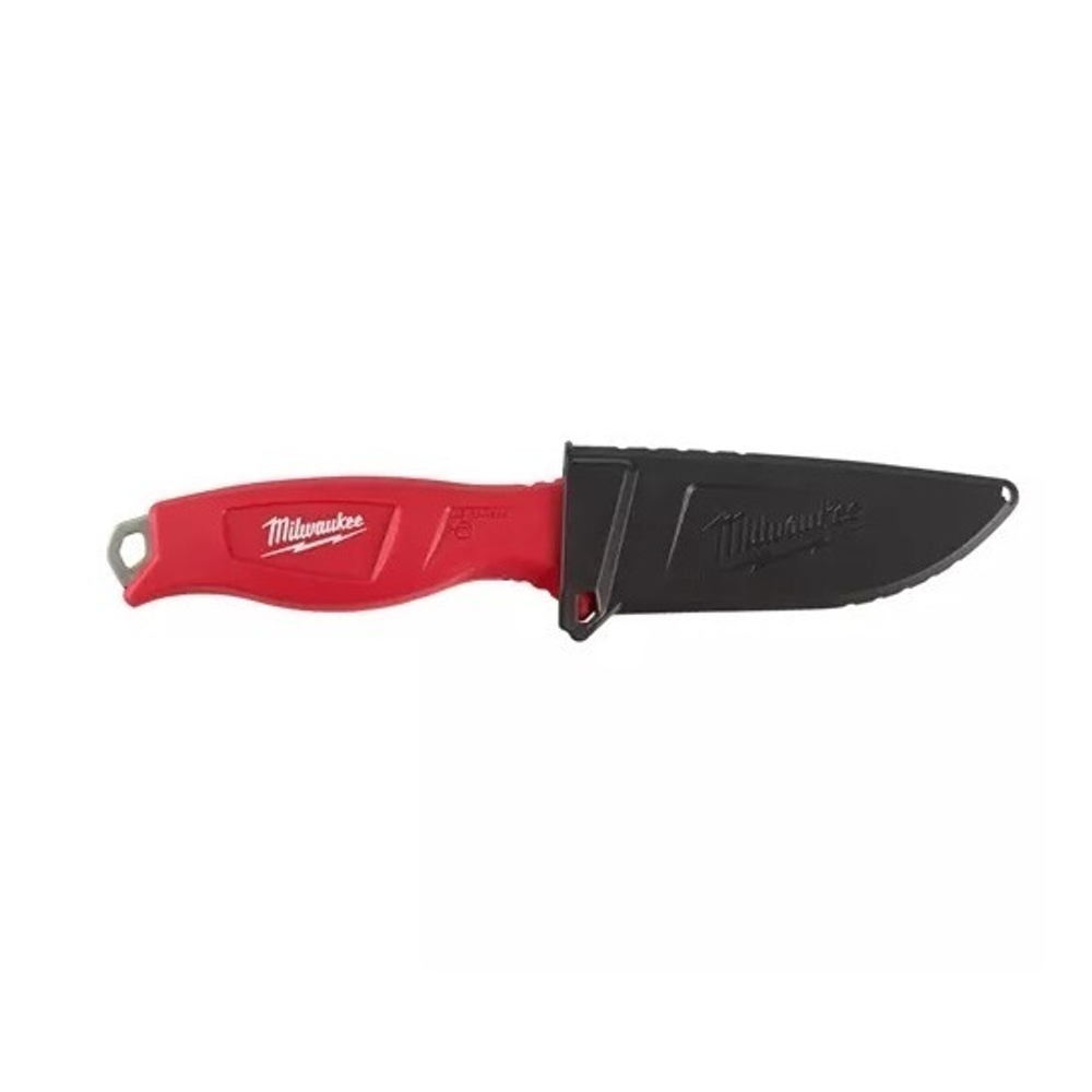 НАБОР САДОВЫЙ! Аккумуляторная цепная пила MILWAUKEE 4933472212 с двумя аккумуляторами и зарядным устройством в кейсе M12 FUEL FHS-602X, Перчатки с защитой от порезов 4932471416, Нож с фиксированным лезвием 4932464828 N015-3AM