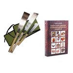 Подарочный комплект для начинающего реставратора №1: Набор пил японских 3 шт Shogun безобушковая Cross Cut Saw 265 мм М00009195, обушковая Dozuki-Mini Saw 150 мм М00009199, двусторонняя Ryoba Rip/Cross 210 мм М00016477 ПЛЮС Книга Ремонт и реставрация старинных деревянных предметов, автор Ненашев С.И. М00022641 N0106-4AM