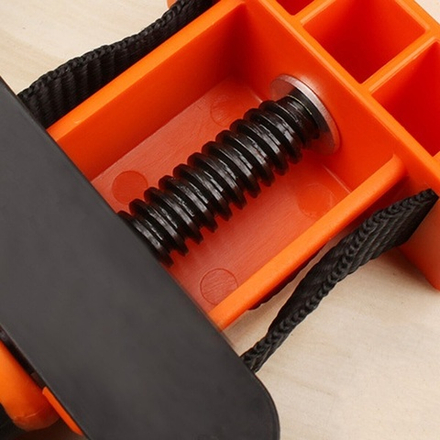 ХИТ! Струбцина WOODWORK ленточная для столярных соединений с фиксацией по периметру до 4 м. Пластик / нейлон CLM-400