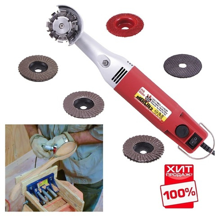 ХИТ! Гриндер для резьбы по дереву Merlin 2 Universal Carving Set Variable Speed Di 715348/KAT 10040EU М00011999