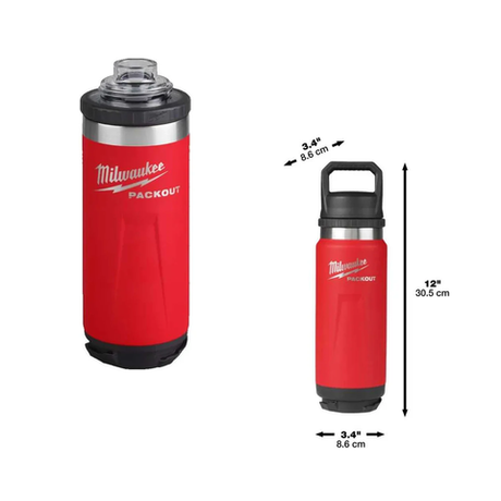Новинка! Термос красный MILWAUKEE PACKOUT CHUG LID 710 мл 4932493465