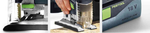 Аккумуляторный маятниковый лобзик с ручкой - скобой FESTOOL CARVEX PSBC 420 18 V EB-Basic 576530.