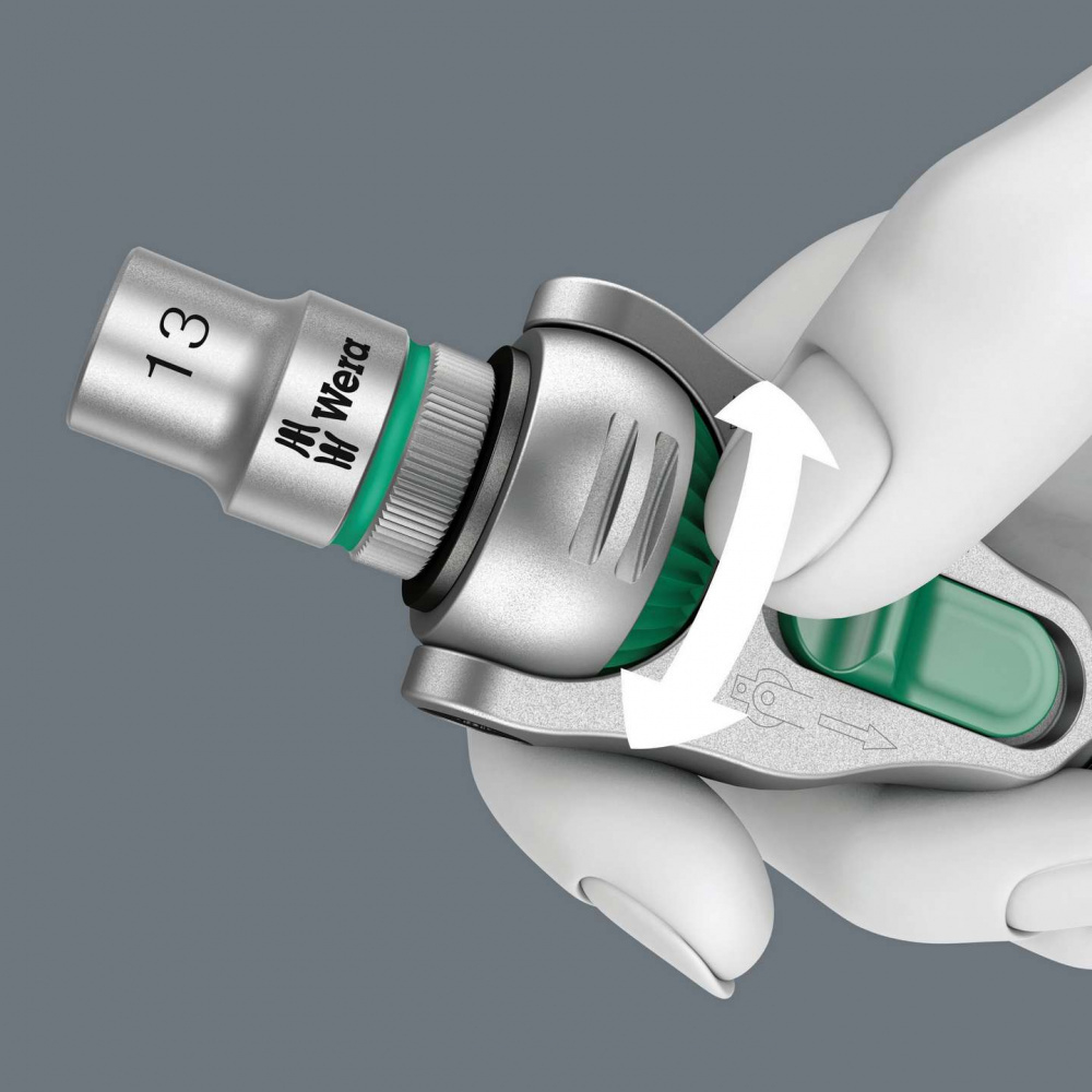 Набор 42 предмета с трещоткой Zyklop Speed привод 1/4д 8100 SA 2 WERA WE-003533