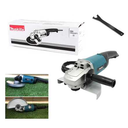 ВЕСНОЙ ВЫГОДНЕЕ! Угловая шлифмашина УШМ Болгарка электрическая (сетевая) Makita 220В 2кВт, диск 230 мм 9069