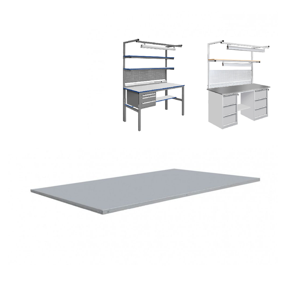 Новинка! Оцинкованное покрытие для столешницы ОЦ 1200 х 700 мм, для слесарных работ Gresson ОЦ-1200