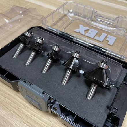 ХИТ! Набор кромочных фрез 5 шт в боксе CER BIT SET1 Flex 532011