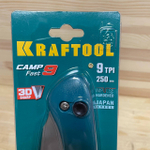 Новинка! Ножовка тип японский по дереву / пила складная KRAFTOOL Camp Fast 9, в сложенном виде 310 мм, полотно 250 мм, 9 TPI, сталь SK-5 для быстрого реза сырой древесины 15218