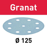 Материал шлифовальный FESTOOL Granat P40, комплект из 50 шт. STF D125/9 P 40 GR 50X 497165