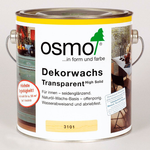 Прозрачная краска на основе масел и воска Osmo 3101 Бесцветное 2,5 л Dekorwachs Transparent для внутренних работ Osmo-3101-2,5 10100003