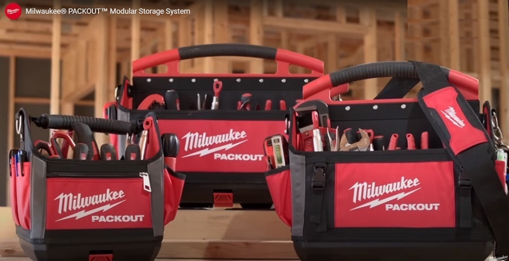 ХИТ! Сумка для инструмента пустая 50 см, отделений 36 шт, нейлоновая MILWAUKEE PACKOUT 4932464086