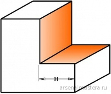 Фреза по искусственному камню четвертная (нижн. подш.), со сменными ножами HM Z4 S=12 D= 56,7 x 12 CMT 660.570.11