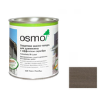 Новинка! Защитное масло-лазурь для древесины с эффектом серебра Osmo Holzschutz Ol-Lasur Effekt 1143 Оникс серебро 0,22 л для наружных работ 12100247_2