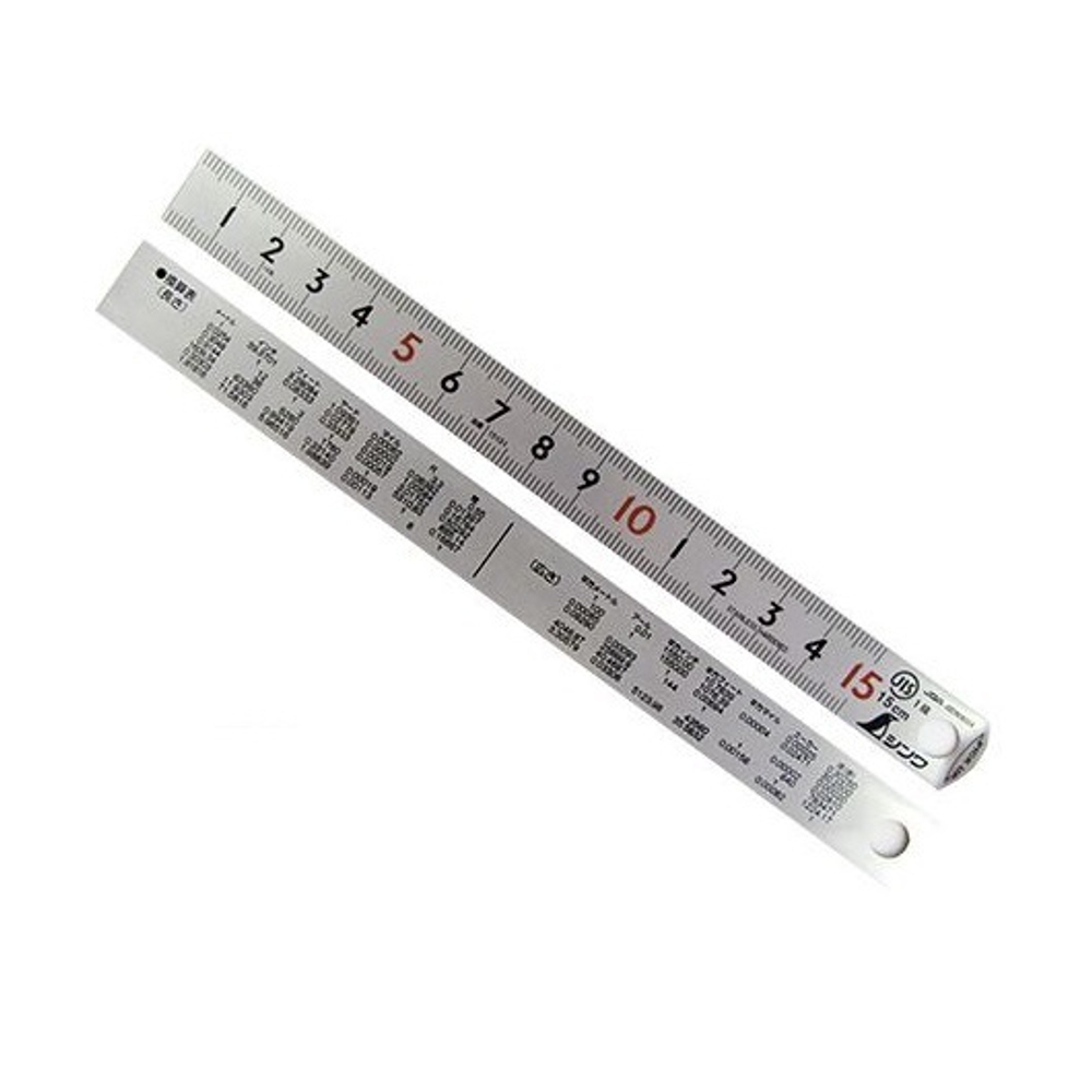 ХИТ! Линейка стальная матовая Shinwa PickUp 60 см шкала - в см  13137 М00010163