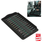 ХИТ! Набор отвёрток прецизионных 25 предметов Kraftform Micro Big Pack 1 PH / TX / IPR / HEX внешний и внутренний / SL / Microstix в сумке скрутке WERA WE-134000