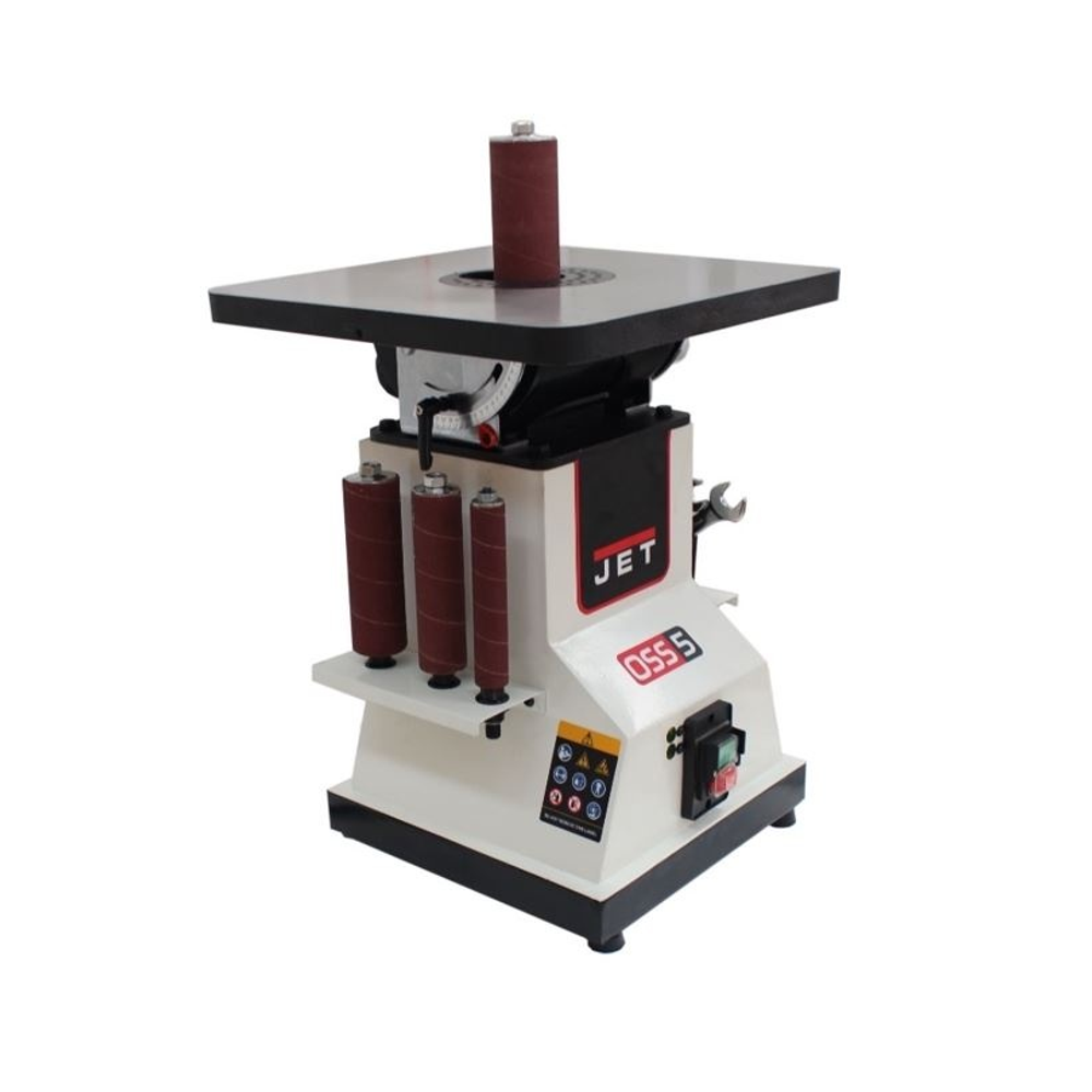 Новинка! Осциллирующий шпиндельно - шлифовальный станок JET JBOS-5C 0,37 кВт 220В, для точной обработки кромок, криволинейных и радиусных деталей JR015