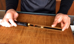 Новинка! Японский Кухонный нож TOJIRO FUJI CUTLERY Серия Special series для замороженных продуктов, костей, хрящей, длина ножа 315 мм, лезвия 190 мм, сталь Мо-V, рукоять термопластик, заточка серрейтор FG-3400