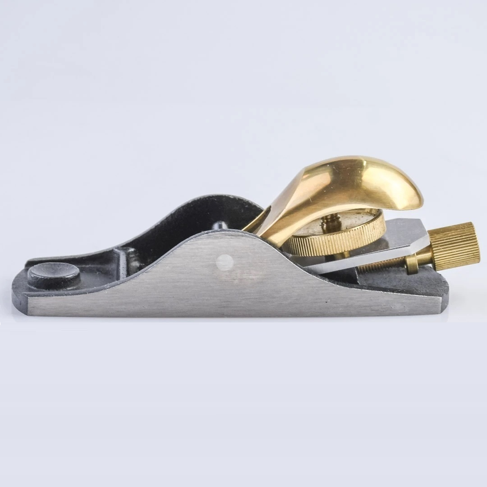 ХИТ! Рубанок N 102 Low Angle Block Plane 350 мм лезвие 30 мм для торцов и сучковатой древесины, доводки ласточкиных хвостов и др. высокоточных столярных работ GOLDRATIO М00023641