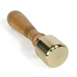 ХИТ! Киянка латунная / Молоток резчицкий 500 г рукоятка из бука Woodwork 852002W