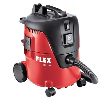 Пылесос профессиональный строительный безопасный 1,25 кВт класс L, бак 20 л VC 21 L ручная очистка фильтра MC FLEX 405418