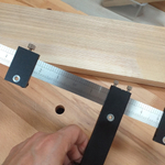 ХИТ! Кондуктор для установки мебельных ручек, шкала: дюйм / мм WOODWORK DGA-002