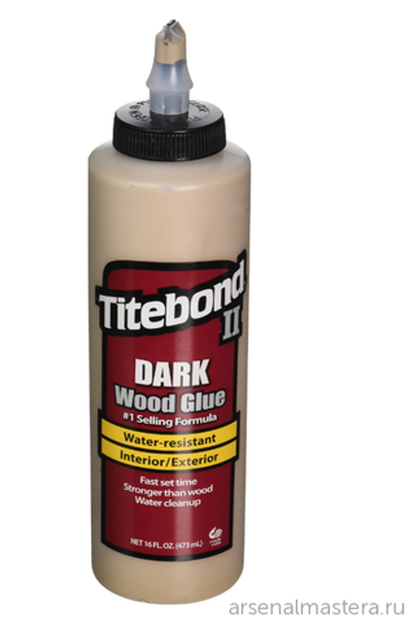 Клей для темных пород дерева Titebond Dark Wood Glue 3704 473 мл TB3704