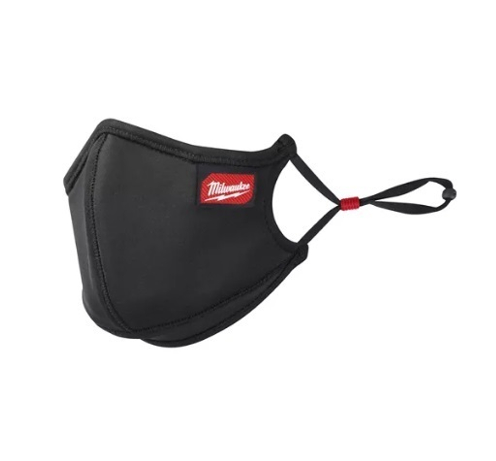 ХИТ! Маски на лицо тканевые 3 шт размер L / XL черные Milwaukee 4932478866