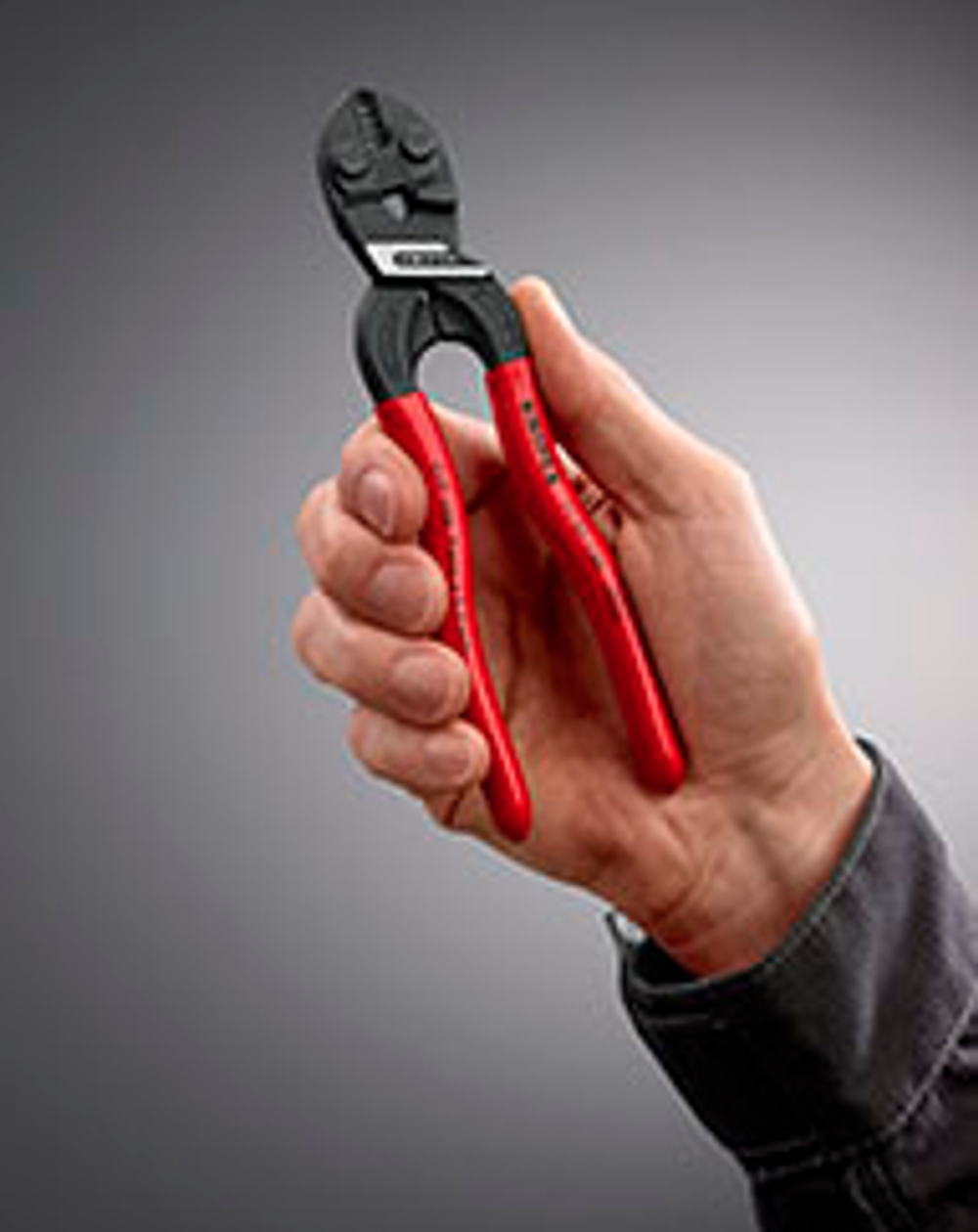 Болторез компактный 160 мм Cobolt S (КОБОЛТ) обливные ручки 71 01 160 KNIPEX KN-7101160