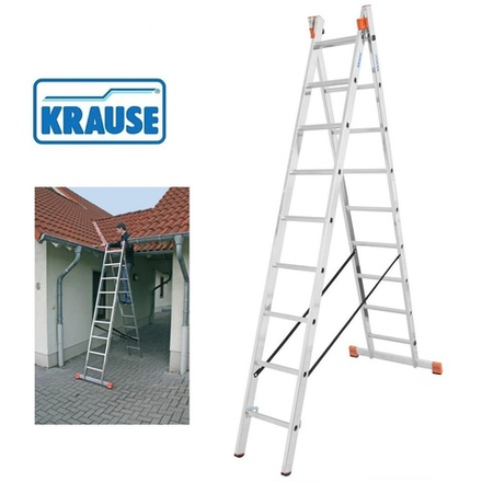 Двухсекционная универсальная лестница KRAUSE MONTO DUBILO 2 х 9 129475