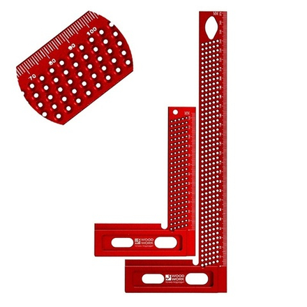 ЗИМА ДЕШЕВЛЕ ХИТ! Угольник разметочный 300 мм Woodwork MGR-300