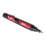 ХИТ! Маркер строительный черный 1 шт на основе жидкой краски INKZALL Black-LP Milwaukee 48223731