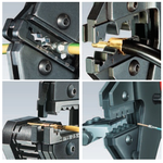 АКЦИЯ НОЯБРЬ 2025! Пресс - клещи системные KNIPEX без плашек в пластиковом кейсе, длина 200 мм. Для опрессовки, для сменных опрессовочных плашек. Для более тысячи видов опрессовки контактов KN-9743200