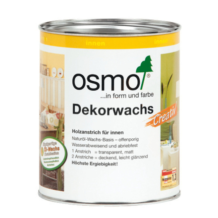 Цветное масло интенсив Osmo 3169 Чёрное 0,75 л Dekorwachs Intensive Tone для внутренних работ Osmo-3169-0,75 10100453