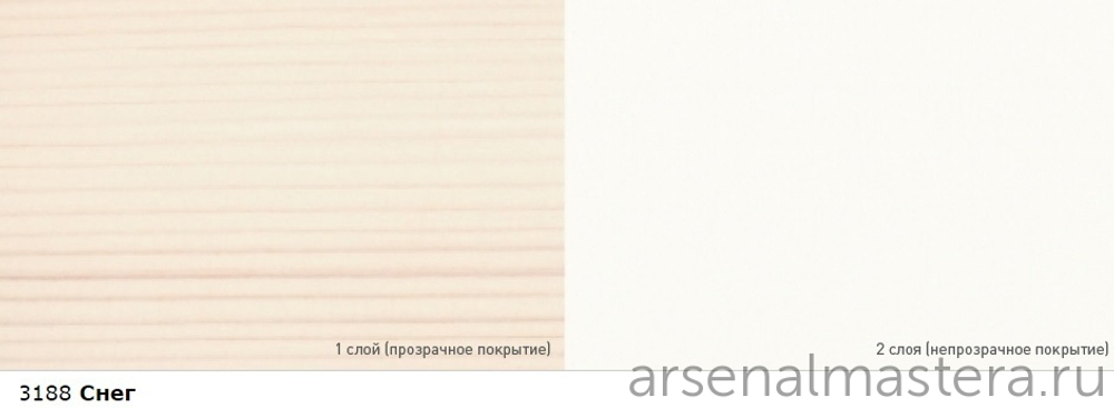ХИТ! Цветное масло для древесины Osmo 3188 Снег 0,125 л Dekorwachs Intensive Tone для внутренних работ Osmo-3188-0,125 10100456