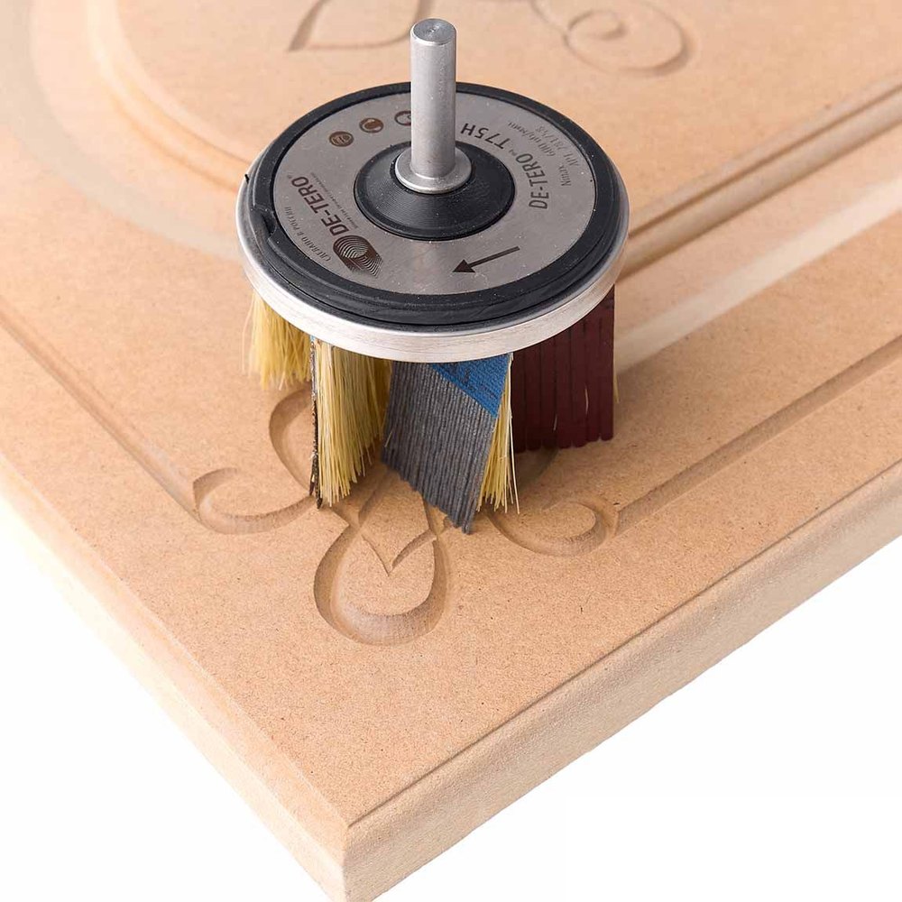 Новинка! Набор для шлифовки DE-TERO МДФ Углы и 3D фрезеровки 325437