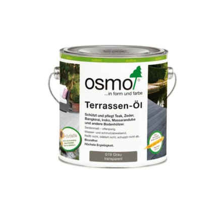 Масло для террас Osmo 019 серое 2,5 л Terrassen-Ole для наружных работ Osmo-019-2,5 11500142