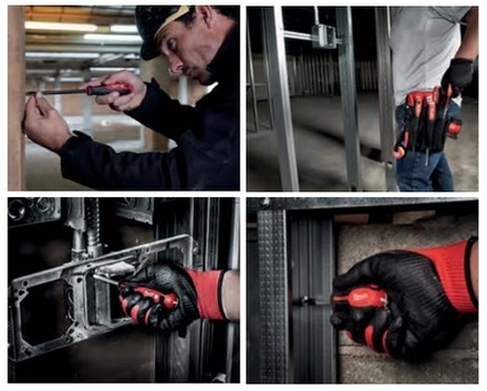 ХИТ! Набор отверток магнитных 12 шт с трехгранной рукояткой в кейсе MILWAUKEE 4932472003