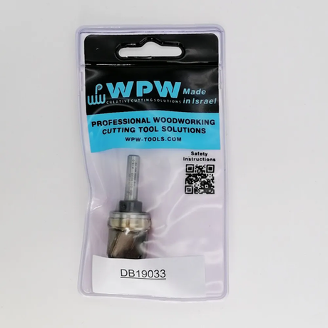 Новинка! Фреза плоское дно по шаблону WPW D 19,1 x 16 L 60 подшипник, хвостовик 6 DB19033