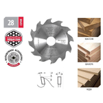 Новинка! Пильный диск для пазов 150 x 3 / 2,0 x 30  Z 12  A 12 Woodwork 28.150.03