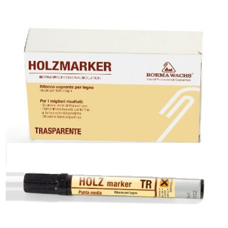 Новинка! Маркер ретуширующий Borma Holzmarker цвет RAL 9016 для устранения дефектов на деревянных, ламинированных, пластиковых поверхностях 0700 RAL9016