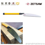 ХИТ! Пила японская плотницкая ZetSaw Kataba Kariwaku 333 мм 9 TPI шаг 2.8 мм пиление по диагонали, сырой древесины ZetSaw 15014