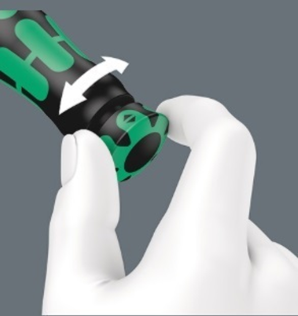 Динамометрический ключ Click-Torque A 5 с трещоткой и реверсом квадрат DR 1/4 дюйм 290 мм 075604 WERA WE-075604
