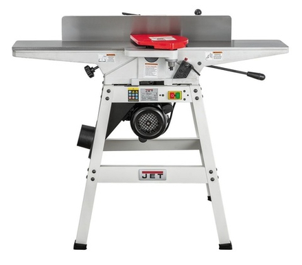 Фуговальный станок профессиональный JET JJ-6HH OS 220 В 0,75 кВт с длинными чугунными столами и сегментированным валом helical 10000282M