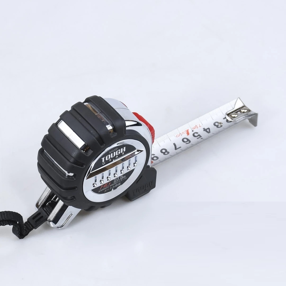 Рулетка Tough Gear HG длина 7,5 м ширина 25 мм с петлёй Shinwa М00021644