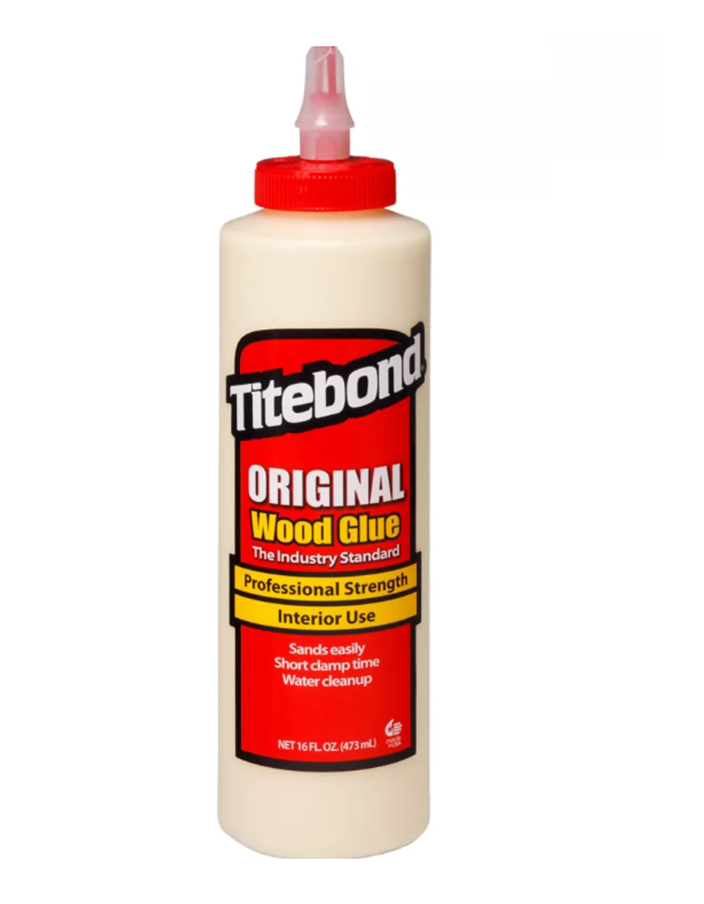 ХИТ! Клей столярный профессиональный Titebond Original  Wood Glue 5064 кремовый 473 мл TB5064